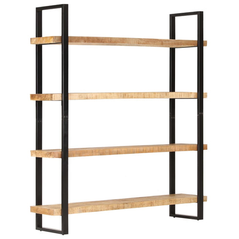 Rustika Rowe -  4-Tier Bookcase 160x40x180 cm Rough Mango Wood
